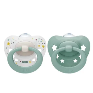 Chupete nuk signature verde x2 0-6m -