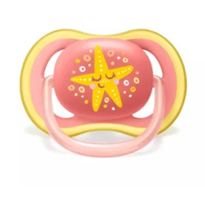 Chupete ultra air ballena/estrella x2 6-18m nena -