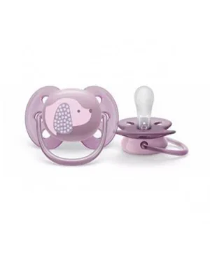 Chupete ultra soft deco premium salchicha x1 (6-18m) nena -