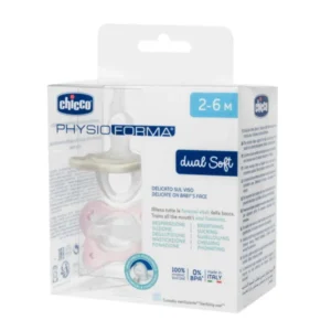 Chupetes dual soft physio dual soft 2-6m rosa