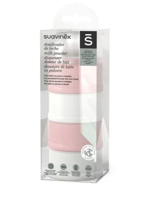 Suavinex dosificador de leche en polvo rosa