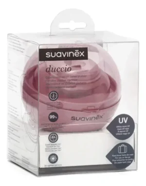 Suavinex esterilizador portatil uv rosa