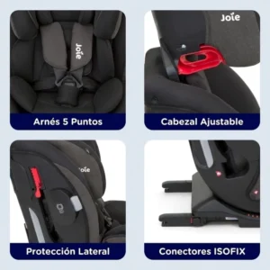 Butaca every stage fx coal/negro 0-36kg isofix