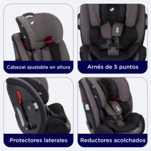 Butaca every stage tm ember/negro joie 0-36kg