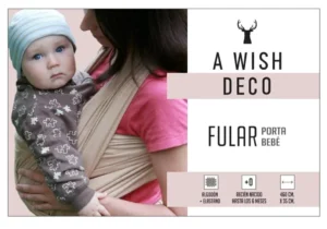 Fular elastico a wish gris
