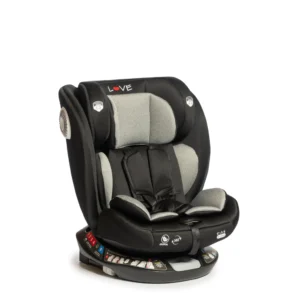Butaca giro 360° 0-36 kg love negro con gris
