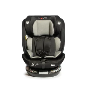 Butaca giro 360° 0-36 kg love negro con gris
