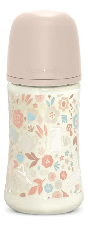 Suavinex  mamadera wonderland 270ml rosa