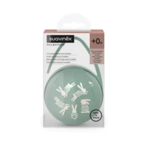 Suavinex portachupetes duo wonderland bunny verde