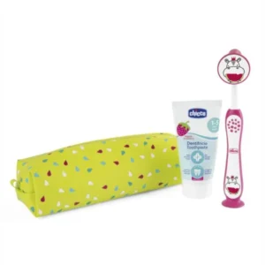 Set dental 3-6 años hipopotamo rosa