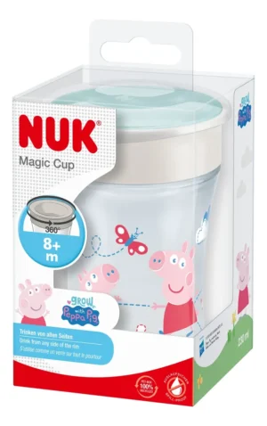 Vaso 360° 230ml s/asas peppa pig nuk