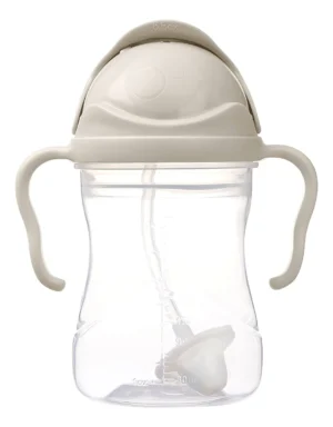 Vaso sippy cup b box con bombilla latte gris