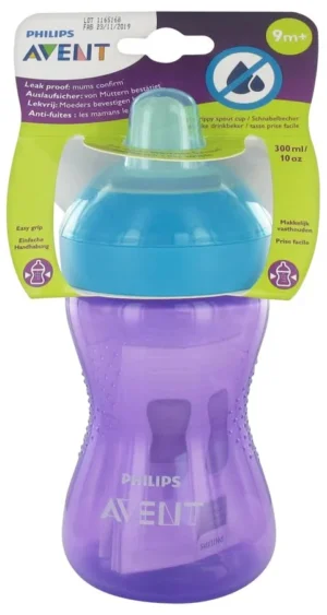 Vaso my grippy avent 300ml violeta