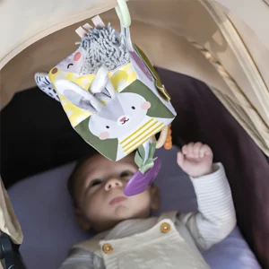 Cubo de actividades sensoriales colgante bebé taf toys