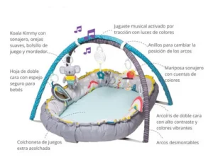 Gimnasio multisensorial 4 en 1 luces sonido taf toys