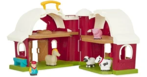 Set granja animales con muñeco bebe niños battat