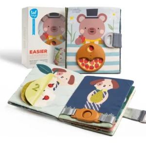 Libro de tela sensorial actividades didácticas bebé taf toys