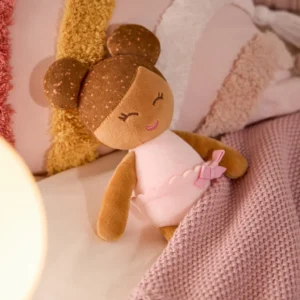Mini muñeca bebote peluche para baño 35 cm lullababy morocha