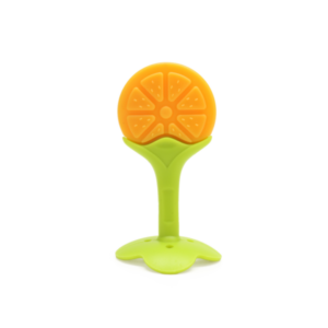 Mordillo con soporte frutas naranja
