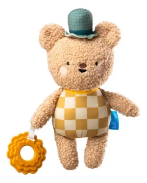 Peluche sensorial con mordillo para bebés Oso taf toys