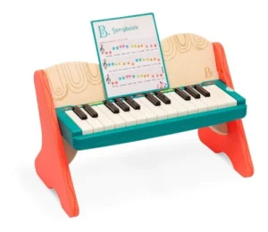 Piano juguete de madera organo musical mini maestro battat