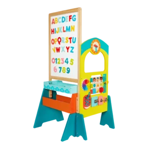 Pizarra magnética doble cara set didactico infantil battat