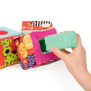 Set cubos blandos bebé 6 bloques sensoriales soft battat