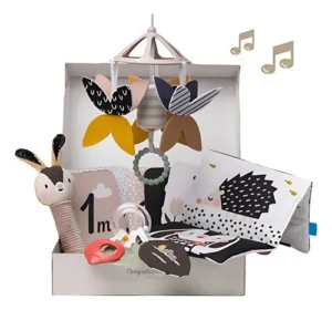 Set juguetes sensoriales blanco y negro bebe taf toys