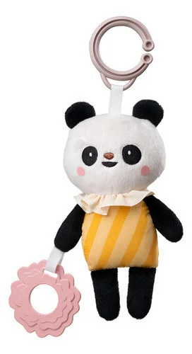 Sonajero mordillo sensorial panda colgante bebé taf toys