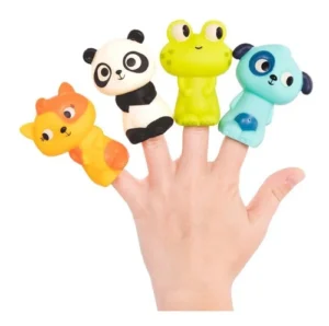 Titeres de dedos infantil bebe apto bañera pinky pals battat