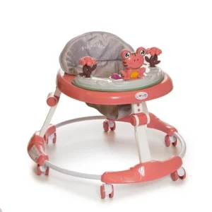 Andador musical love plegable sapo rosa