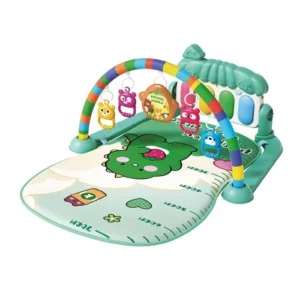 Gimnasio de actividades con piano verde