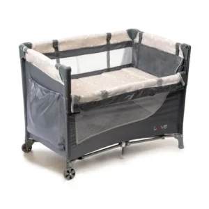 Mini practicuna colecho love beige con estrellas