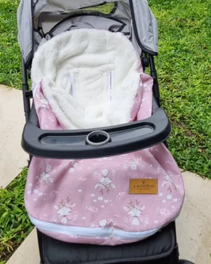 Sobre portabebe huevito c/ corderito estampado nena a wish deco