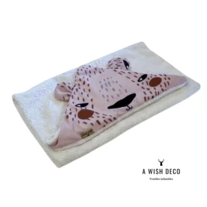 Toallon con capucha y orejas xl nena a wish deco