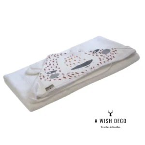 Toallon con capucha y orejas xl unisex a wish deco