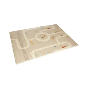 Alfombra antigolpe 150 x 200 x 8mm estrellas/pista