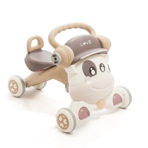 Caminador/triciclo/monopatin 3 en 1 luces/sonido beige