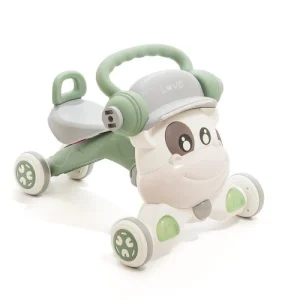 Caminador/triciclo/monopatin 3 en 1 luces/sonido verde claro