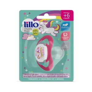 Chupete magia anatomico +6m rosa lillo